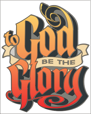 To God Be The Glory Clipart To God Be The Glory Vector Clipart
