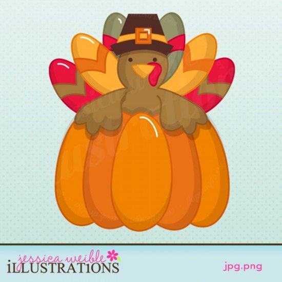 Turkey Pumpkin Clipart   Boo    Pinterest