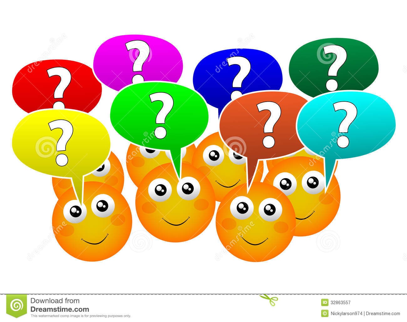 Ask Question Clipart People Asking Questions
