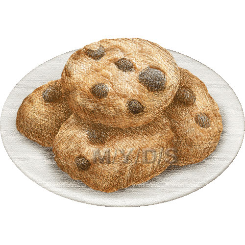 Chocolate Chip Cookie Clipart   Free Clip Art