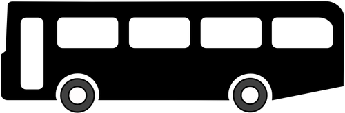 Clip Art Of Public Transportation Bus Symbol   Public Domain Vectors