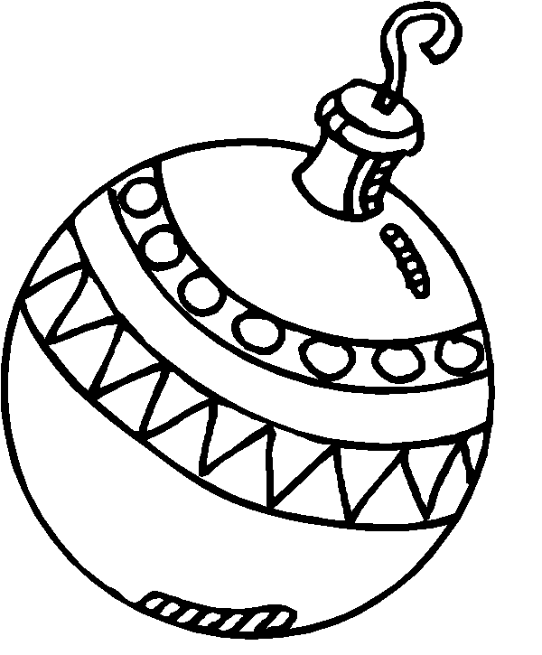 Coloring Pages   Christmas Balls Coloring Pages