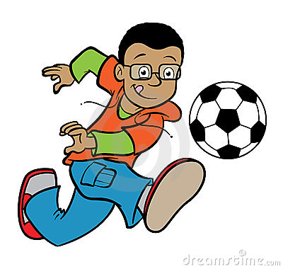 Kicking Soccer Ball Clip Art Boy Kicking Soccer Ball 14280185 Jpg