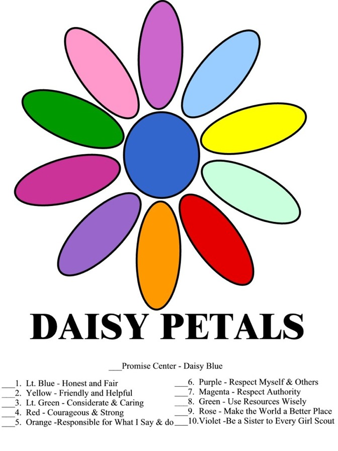 Palo Alto Girl Scouts   Daisy Petals