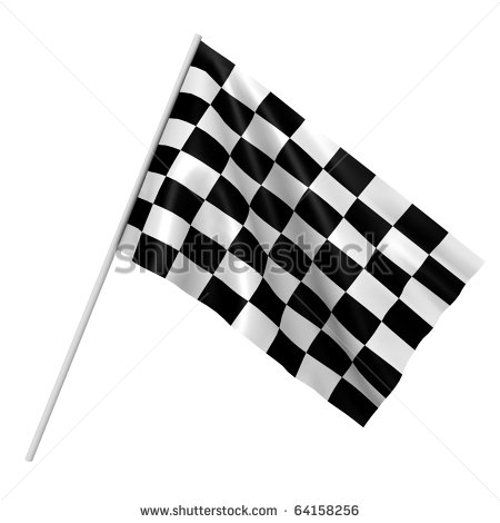 Racing Flag Clip Art Finish Line Flag Stock
