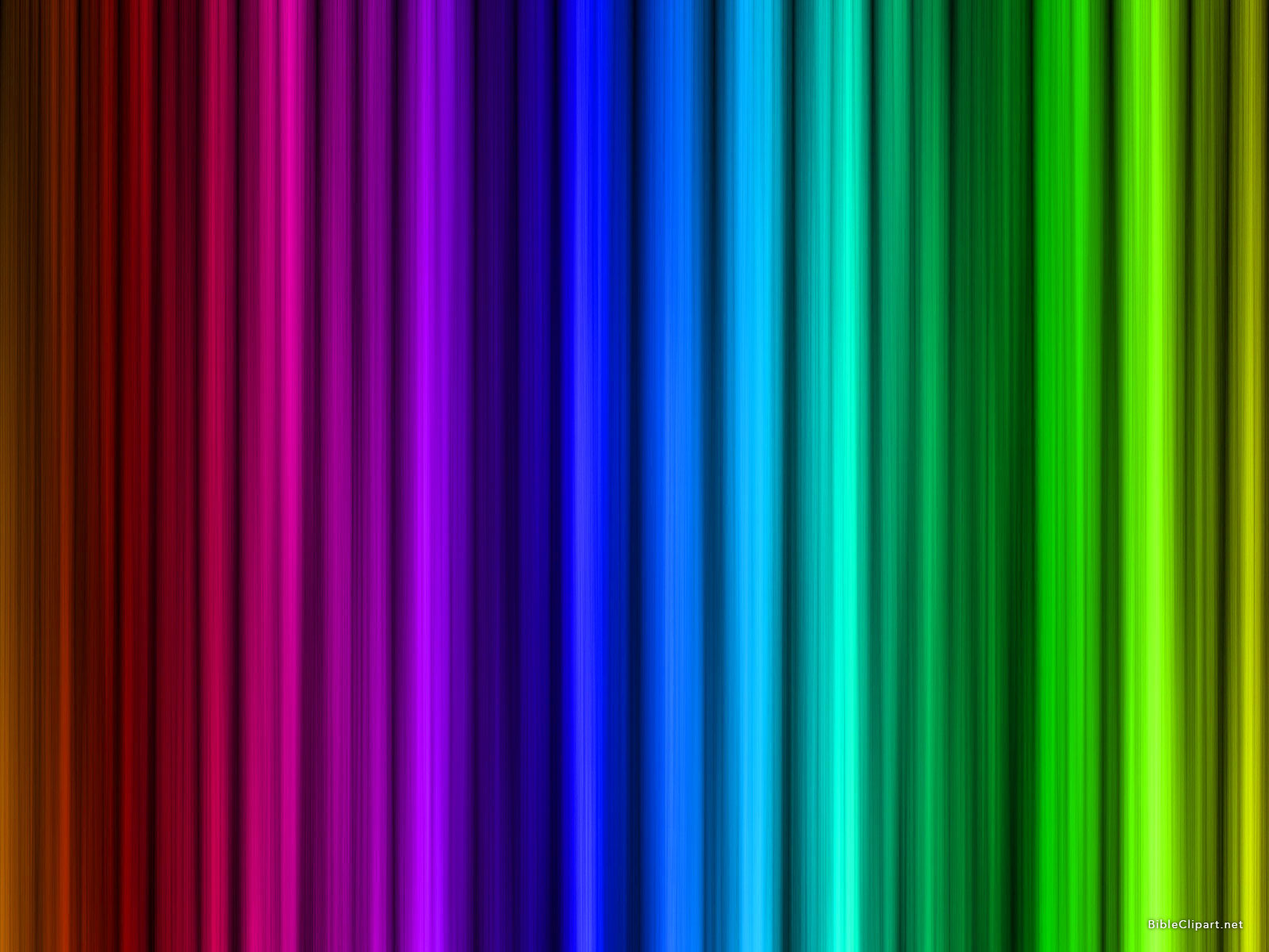 Rainbow Stripe Background   Bible Clipart