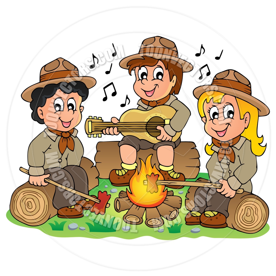 Cartoon Children Scouts Theme Image By Clairev   Toon Vectors Eps