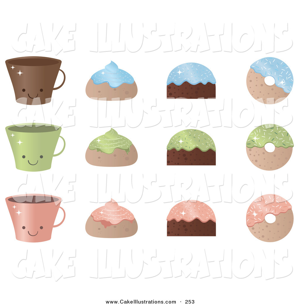 Coffee And Pastries Clipart Coffee Cups And Pastries