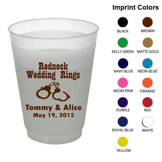 Cups  Clipart 1651  Redneck Wedding   Wedding Frosted Cu