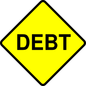 Debt Caution Sign Clip Art At Clker Com   Vector Clip Art Online