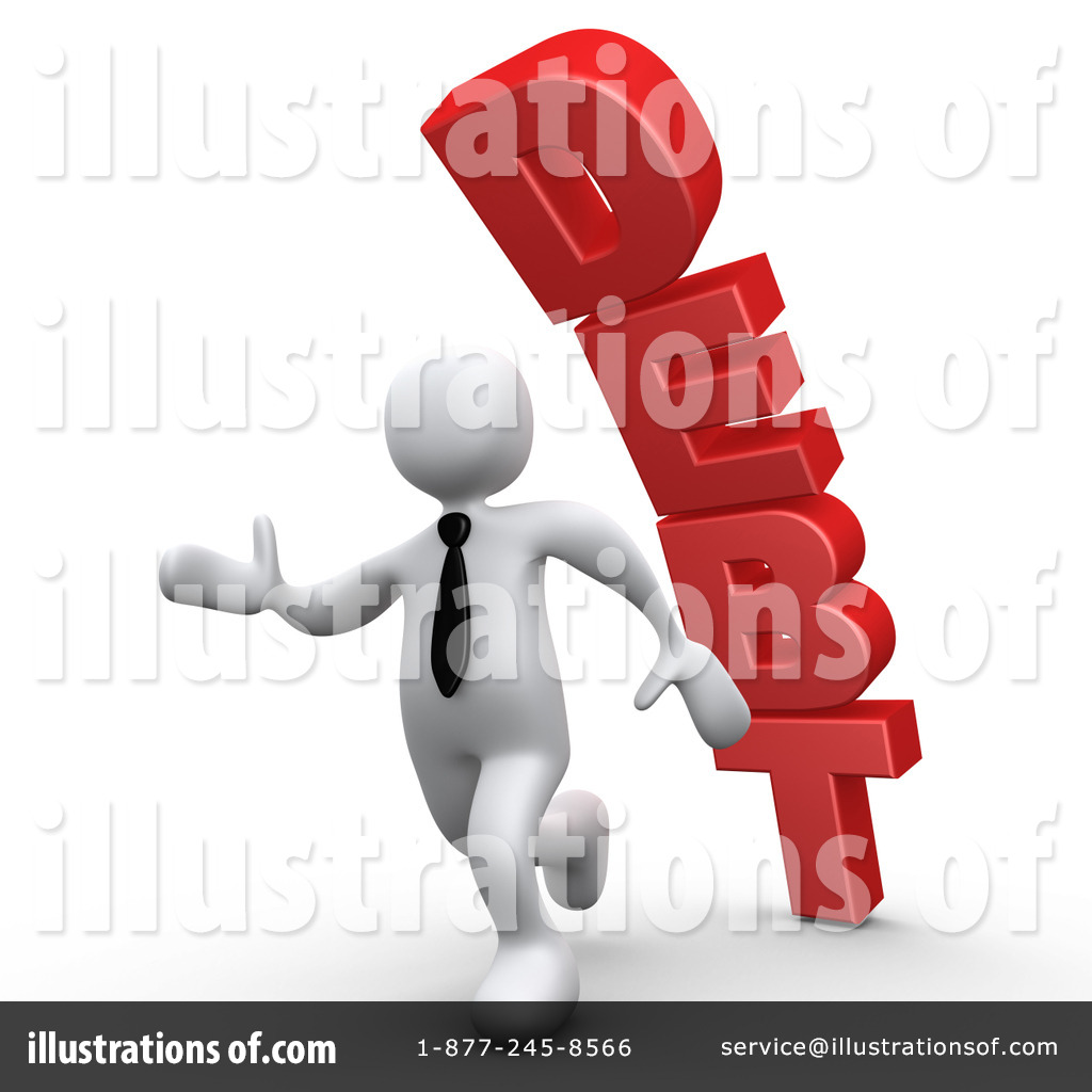 Debt Clipart  28219 By 3pod   Royalty Free  Rf  Stock Illustrations