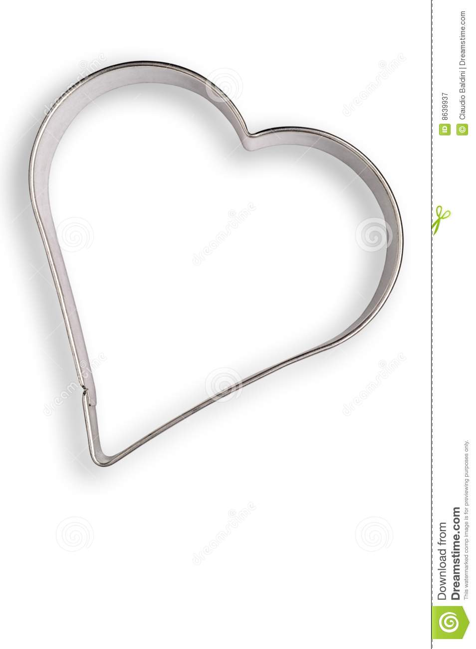 Heart Shaped Cookie Cutter Royalty Free Stock Photography   Image