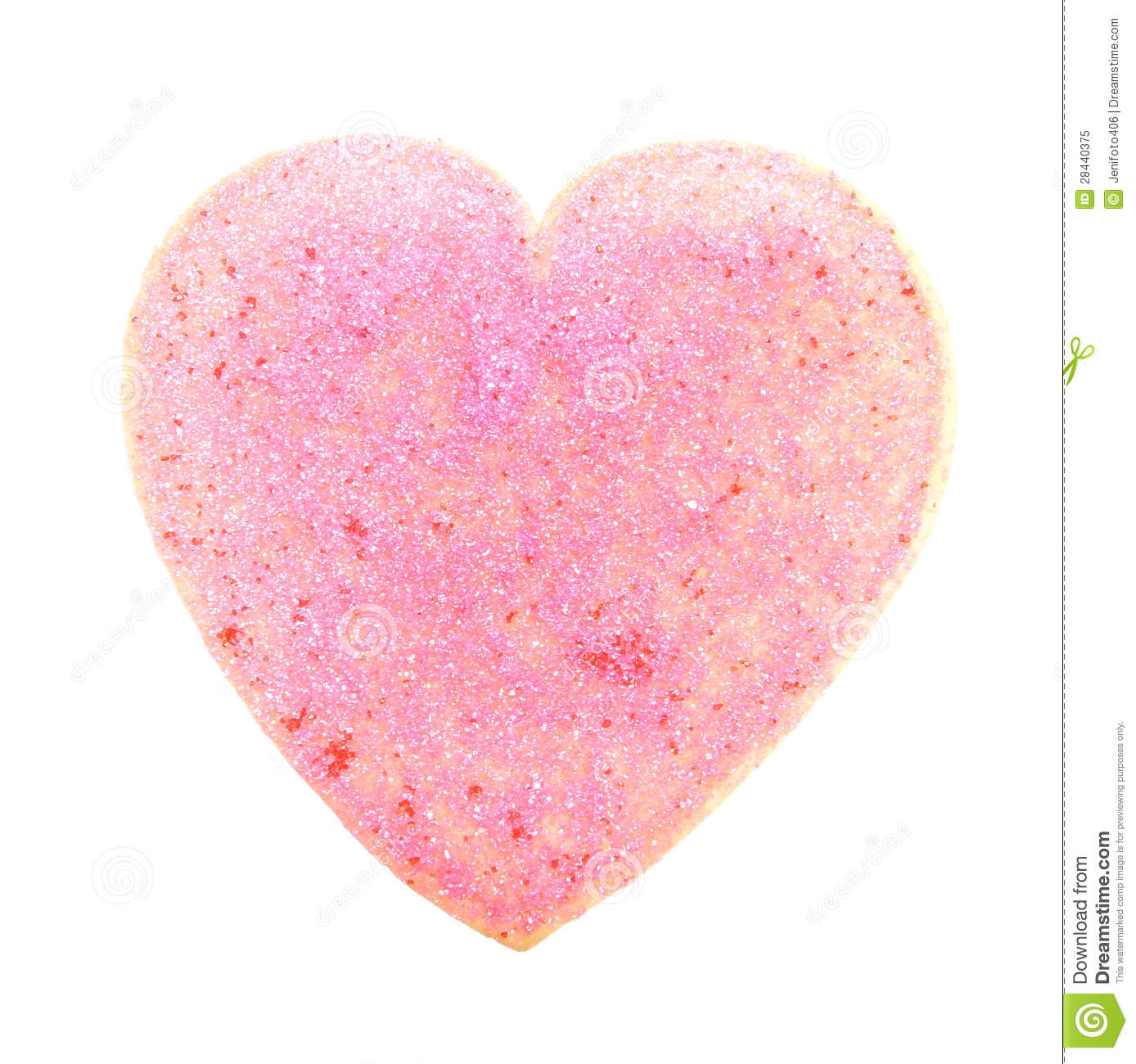 Heart Shaped Cookie Royalty Free Stock Photo   Image  28440375