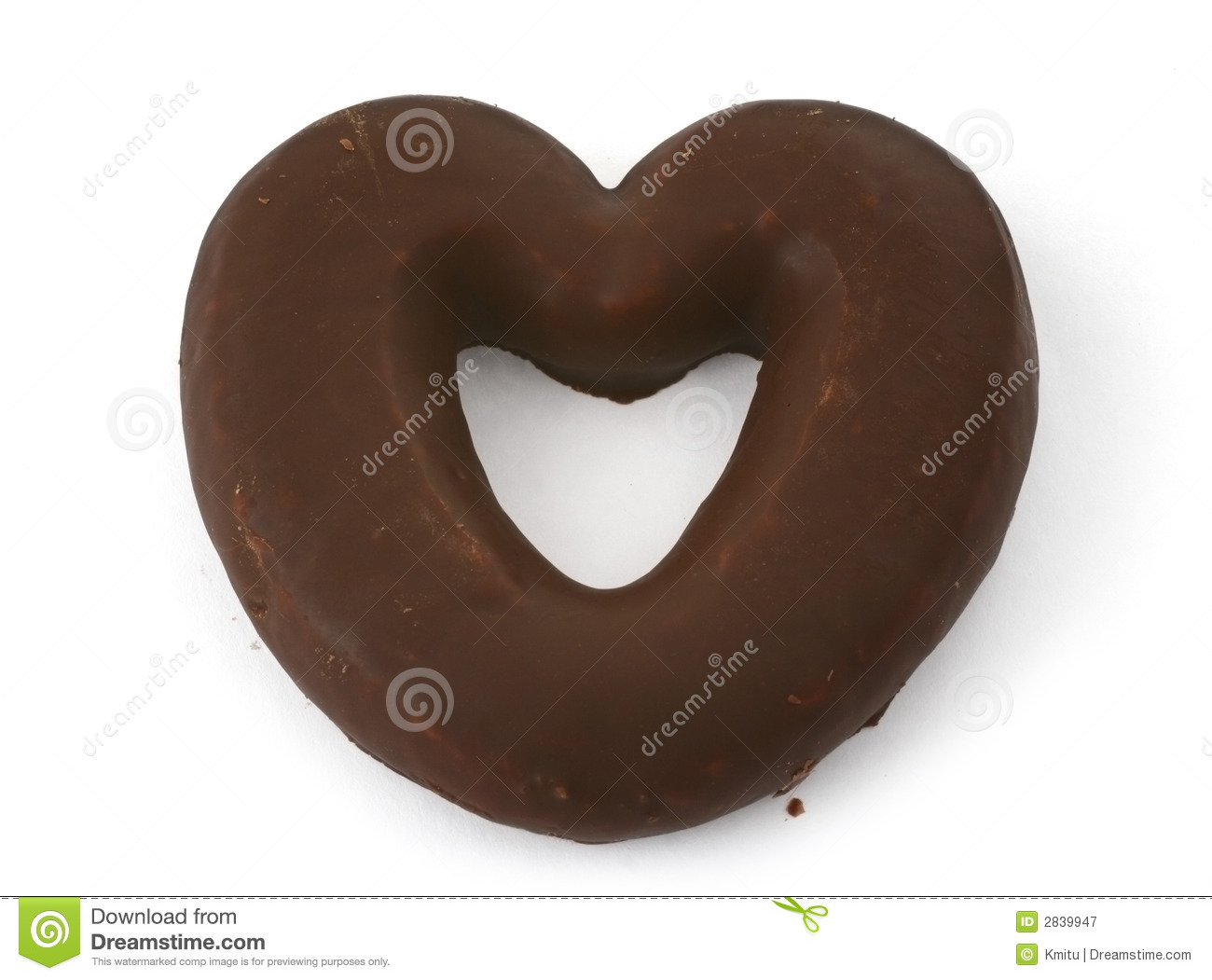 Heart Shaped Cookie Royalty Free Stock Photography   Image  2839947