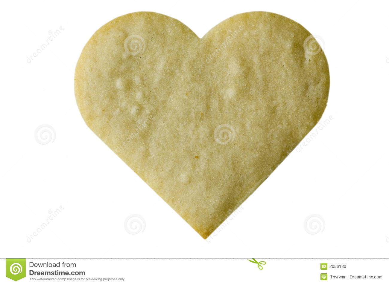 Heart Shaped Cookie Stock Photo   Image  2056130