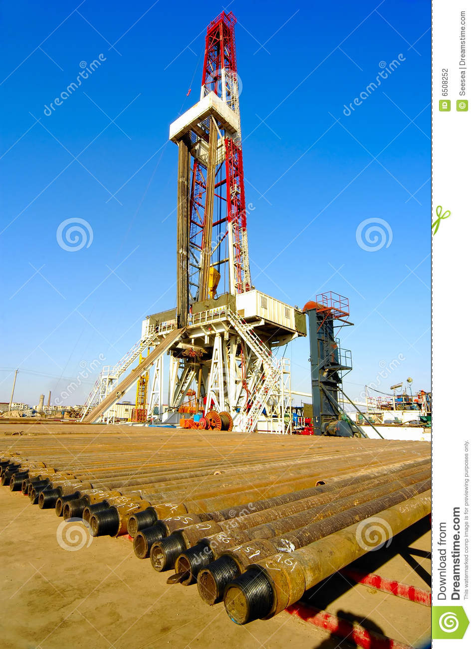 Land Drilling Rig Stock Photography   Image  6508252
