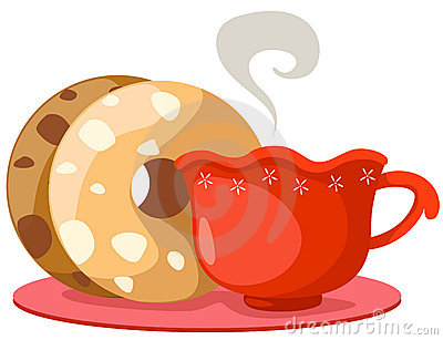 Pastries And Coffee Clipart Cup Coffee Donut 20143919 Jpg