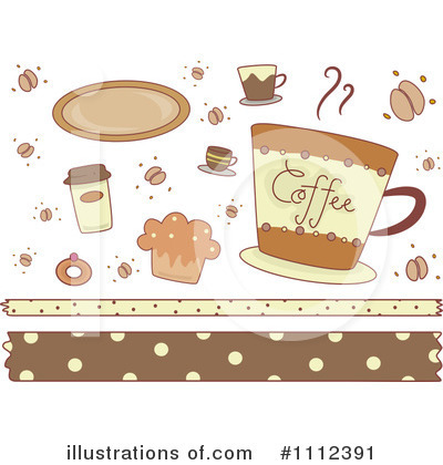 Pastries And Coffee Clipart  Rf  Coffee Clipart