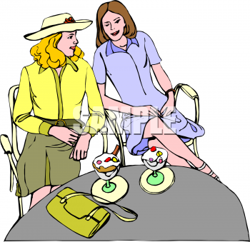 People Eating Pizza Clipart