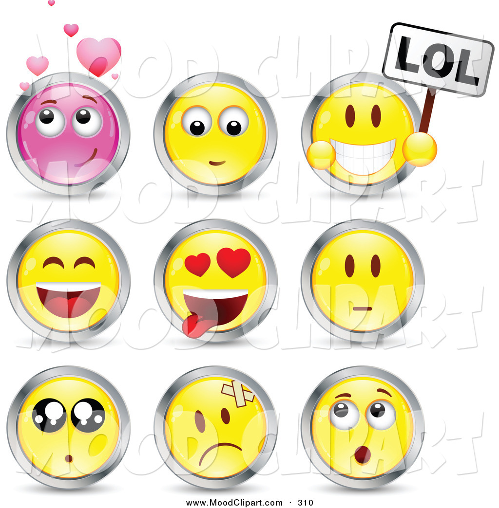 Related Pictures Clipart Laughing Yellow And Chrome Cartoon Smiley    