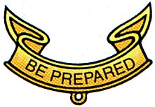 The Scout Motto Be Prepared Is Turned Upside Down To Suggest A Scout