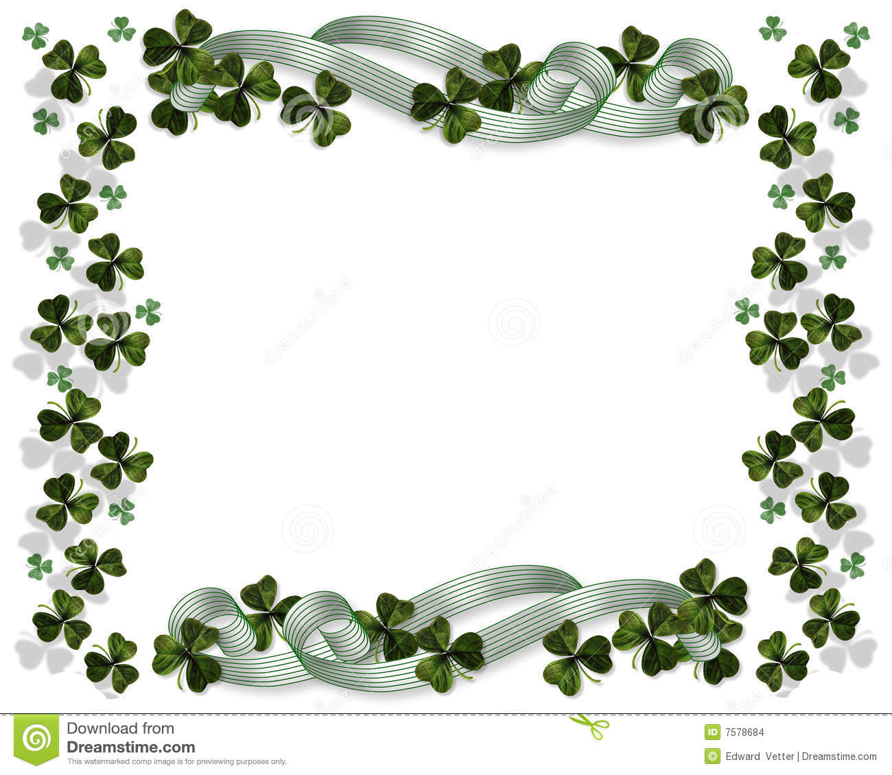 3d Illustration For St Patrick S Day Card Irish Wedding Invitation