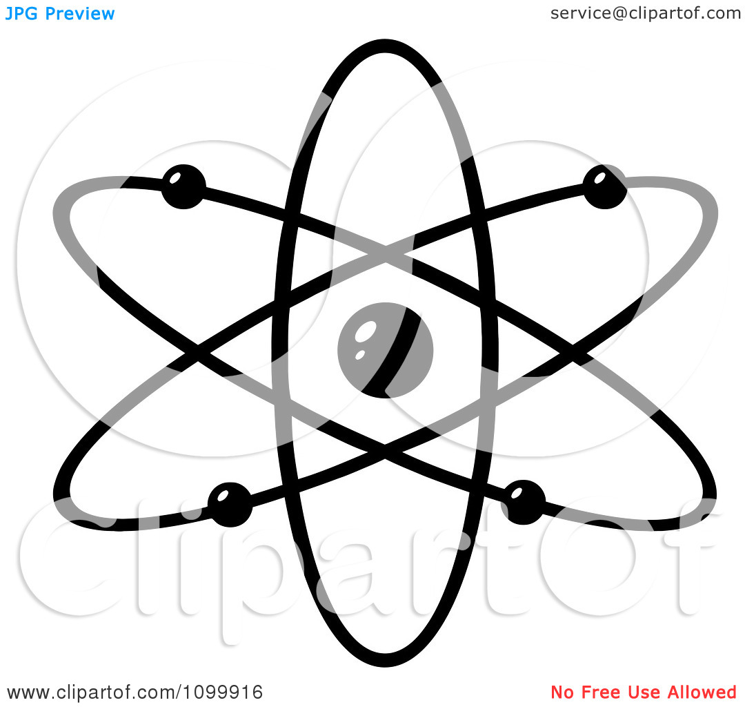 Addition Clipart Black And White Clipart Black And White Atom Royalty