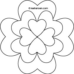 Below To Open A Pdf Printable Shamrock Heart Pattern Coloring Page