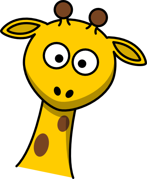 Cartoon Giraffe Face   Lol Rofl Com