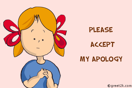 Free Noticed Apologies     Humble Apologies Cards Apologies