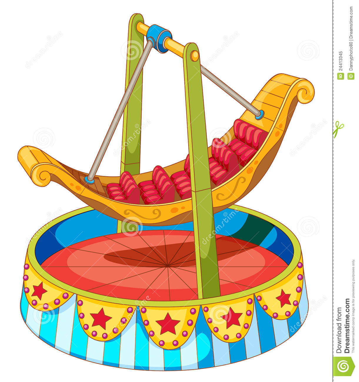 Illustration Of A Carnival Ride