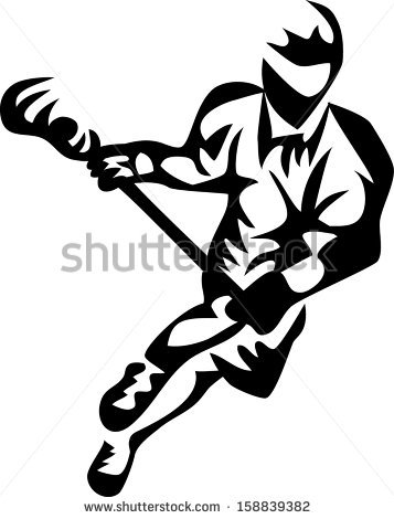 Lacrosse Player   Stock Vector   Clipart Panda   Free Clipart Images