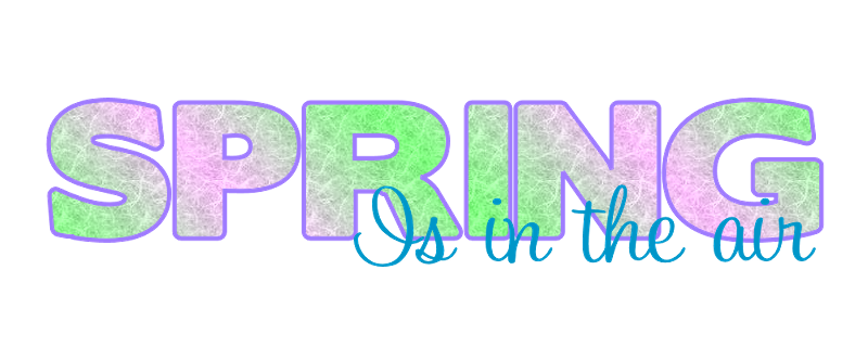 Lani Designs  Spring Word Art Template