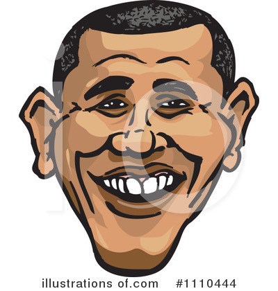 Obama Clipart  1110444   Illustration By Dennis Holmes Designs