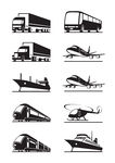 Passenger And Cargo Transportations Vector Clipart