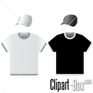Related T Shirt And Cap Cliparts