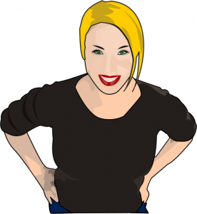 Share Women In Black Sweater Clipart With You Friends