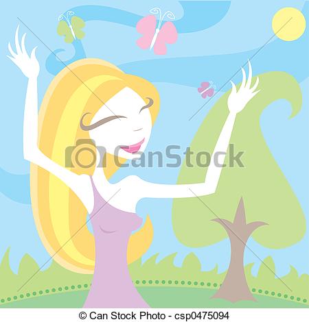 Spring Air   Trees    Csp0475094   Search Clip Art Illustrations And