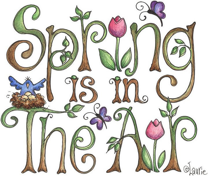 Spring Is In The Air Clip Art