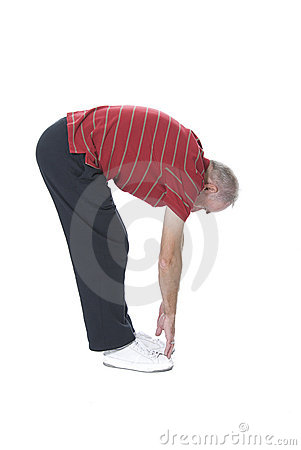 Touch Toes Clipart Senior Man Touching Toes
