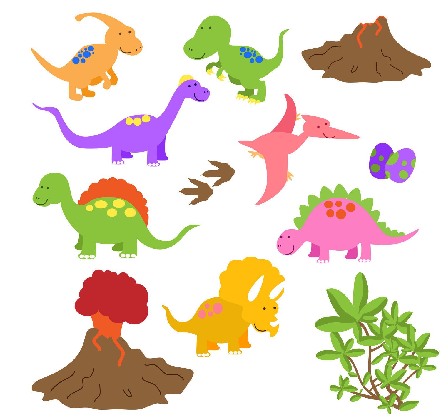 Www Etsy Com Listing 79359615 Dinosaur Clip Art Clipart Commercial And