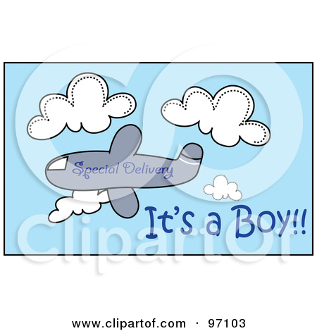 Airplane Baby Shower Banner