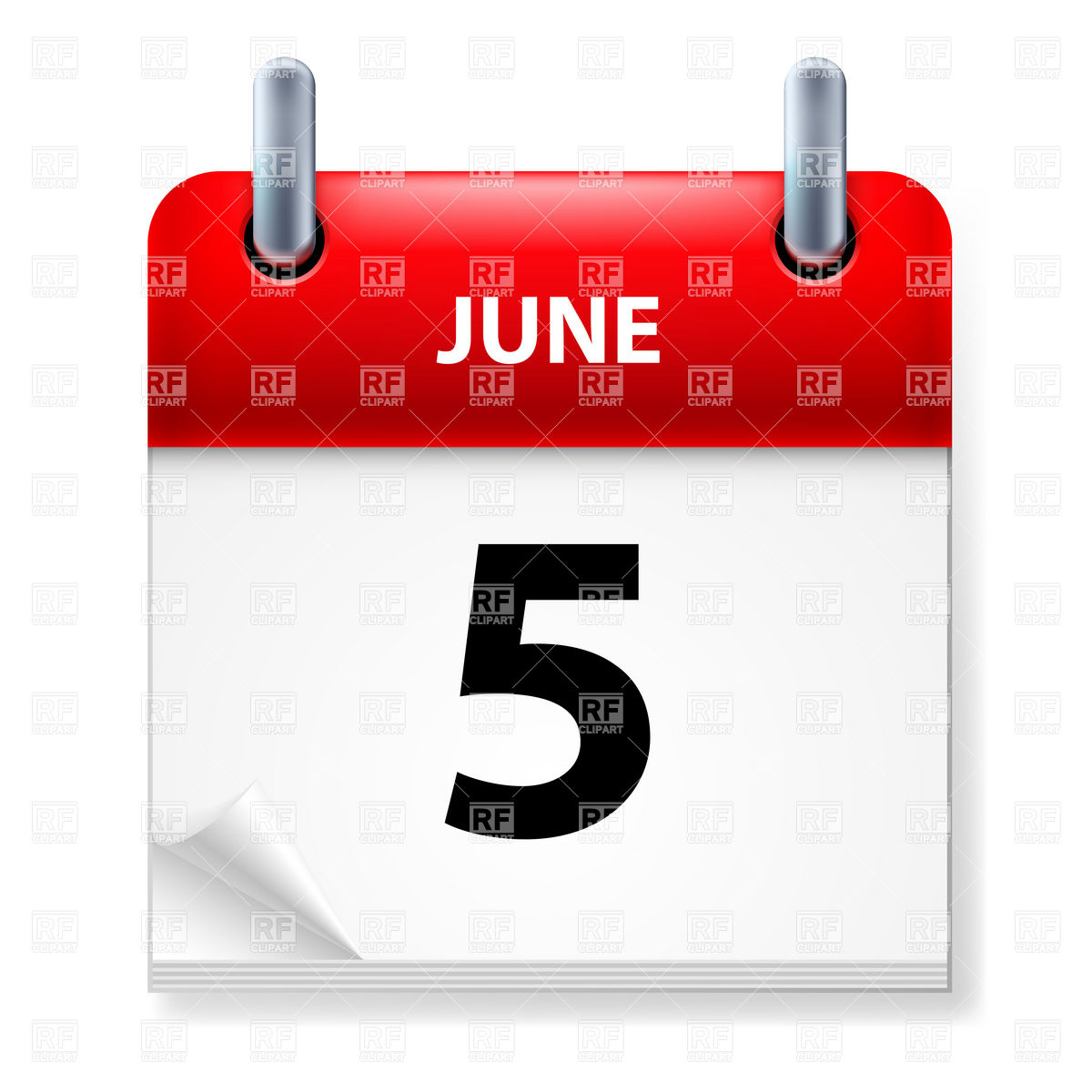Calendar Icon   5 Of June 8818 Calendars Layouts Download Royalty