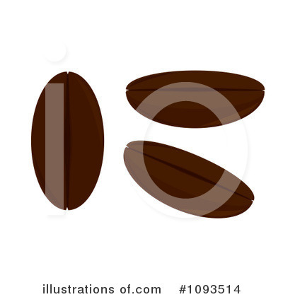 Coffee Beans Clipart  1093514 By Randomway   Royalty Free  Rf  Stock