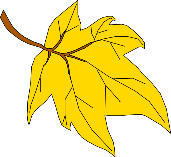 Fall Leaf Clip Art At Clker Com   Vector Clip Art Online Royalty Free