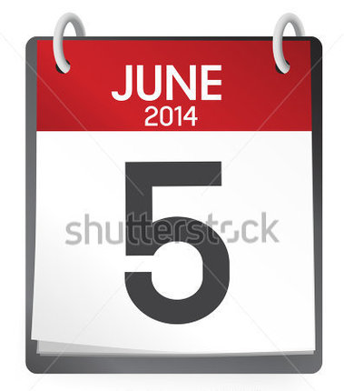 File Browse   Business   Finance   Vector Of 5th Of June 2014 Calendar