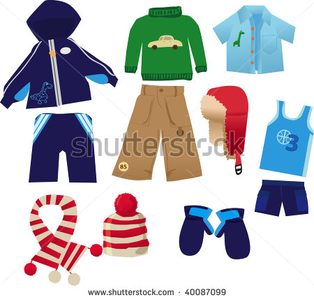 Little Boy Clothes Pack Stock Photo 40087099   Shutterstock