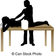 Massage   Female Receiving A Relaxing Massage
