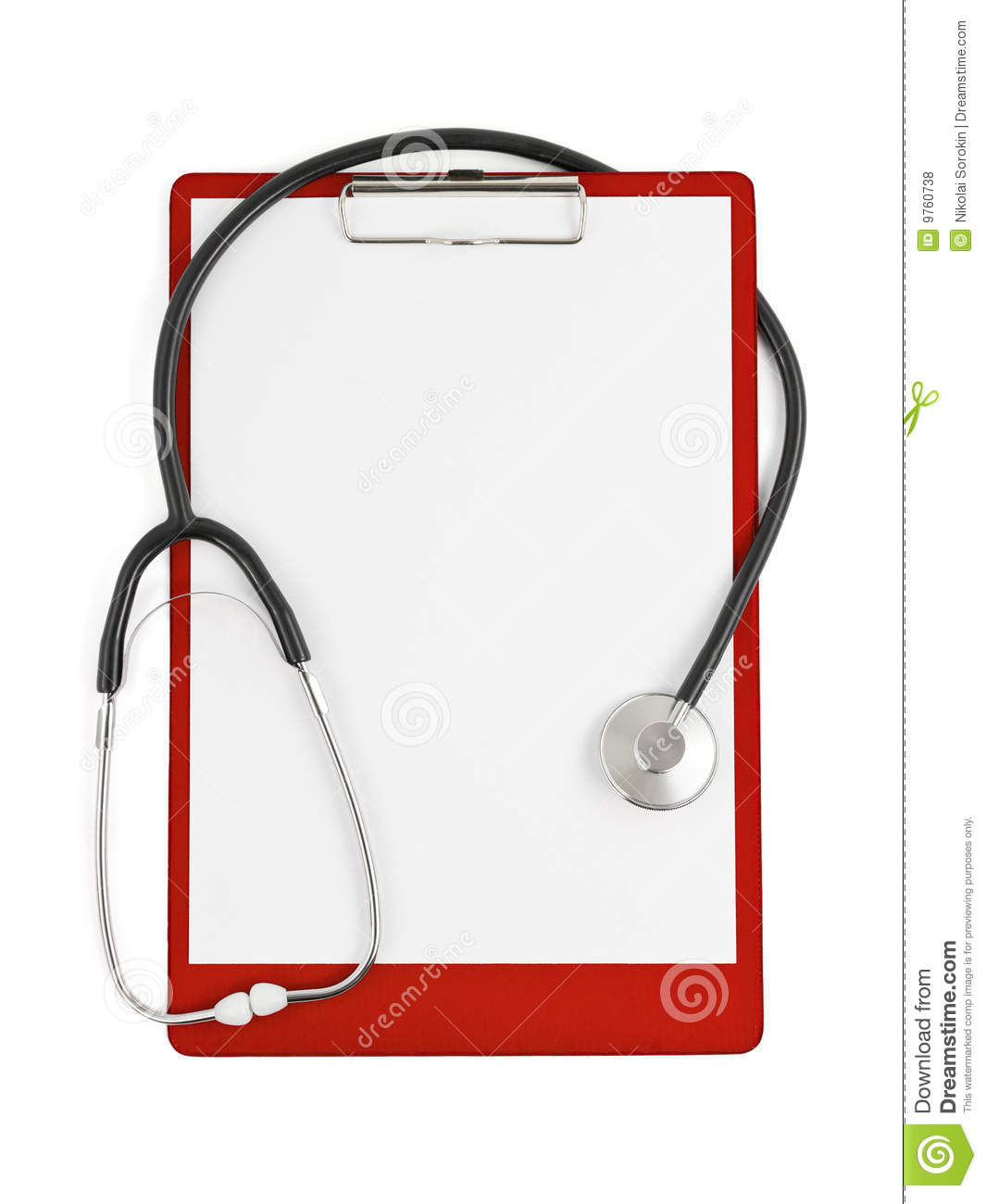 Medical Clipboard And Stethoscope Royalty Free Stock Photos   Image