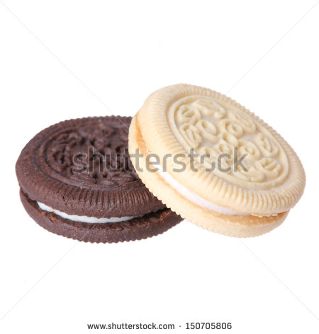 Oreo Cookie Clip Art Black And White Chocolate And Vanilla Cookies